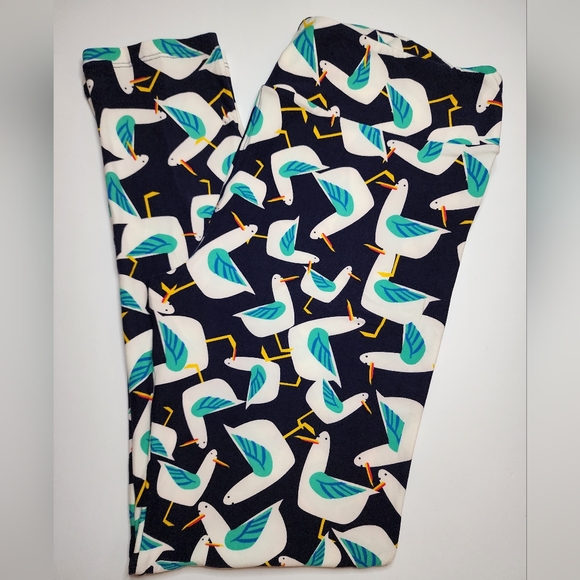 Lularoe Seagull Leggings - Picture 1 of 5